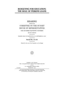 Budgeting for education