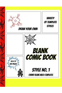 Blank Comic Book - Style No. 1
