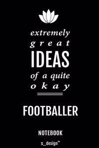 Notebook for Football Players / Footballer