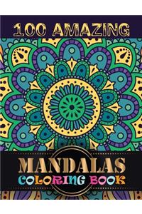100 Amazing Mandalas Coloring Book