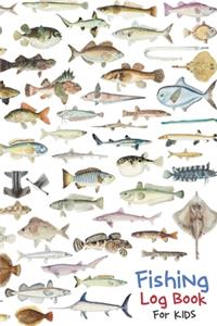 FISHING Log Book For kids
