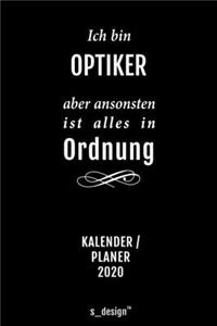 Kalender 2020 für Augen-Optiker / Optiker