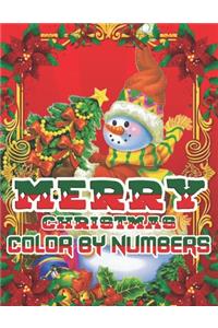 Merry Christmas Color By Numbers