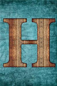 Monogrammed Notebook - H
