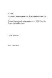 Method for Optimal Configuration of an Eclss on the Space Station Freedom