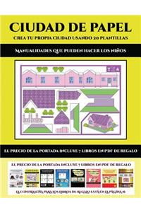 Manualidades que pueden hacer los niños (Ciudad de papel