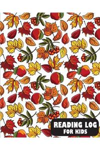 Reading Log For Kids