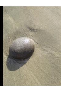 Beach Rock at Low Tide, Dot Grid Composition Notebook Paper