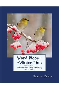 Word Book--Winter Time