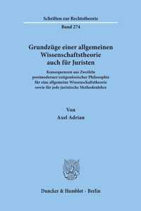 Grundzuge Einer Allgemeinen Wissenschaftstheorie Auch Fur Juristen