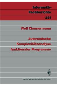 Automatische Komplexitätsanalyse Funktionaler Programme