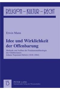 Idee Und Wirklichkeit Der Offenbarung