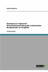 Konzepte zur regionalen Wirtschaftsentwicklung der ostdeutschen Bundesländer im Vergleich