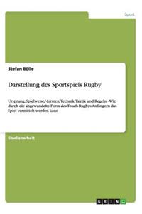 Darstellung des Sportspiels Rugby