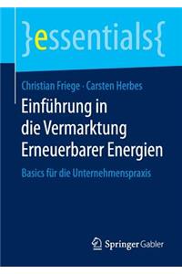 Einführung in Die Vermarktung Erneuerbarer Energien