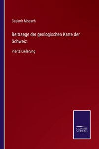 Beitraege der geologischen Karte der Schweiz