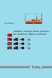 Adaptive Wavelet Frame Methods for Nonlinear Elliptic Problems