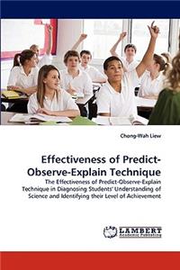 Effectiveness of Predict-Observe-Explain Technique