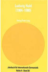Ludwig Hohl (1904-1980)