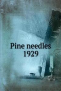 Pine needles