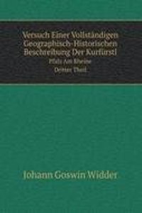 Versuch Einer Vollstandigen Geographisch-Historischen Beschreibung Der Kurfurstl