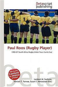 Paul Roos (Rugby Player)