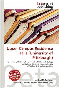 Upper Campus Residence Halls (University of Pittsburgh)
