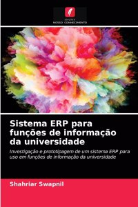Sistema ERP para funções de informação da universidade