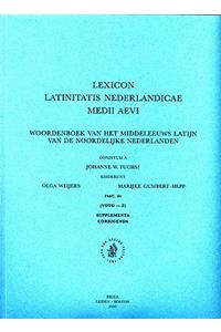 Lexicon Latinitatis Nederlandicae Medii Aevi, Fascicle 64