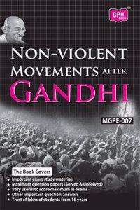 Gullybaba Ignou MA (Latest Edition) MGPE-7 Non-Violent Movements After Gandhi, IGNOU Help Books with Solved Sample Question Papers and Important Exam Notes