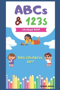 ABCs & 123s Coloring Book