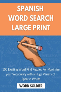 Spanish Word Search Large Print