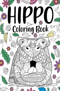 Hippo Coloring Book