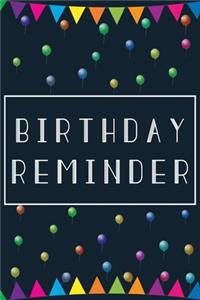 Birthday Reminder Book