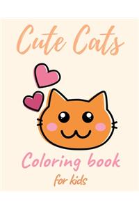 Cute Cats Coloring Book For Kids
