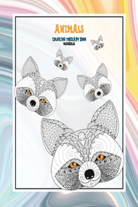 Mandala Coloring Therapy Book - Animals