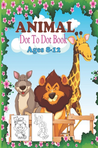 Animal Dot To Dot Book Ages 8-12
