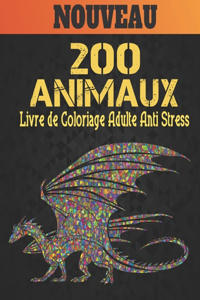 200 Animaux Livre Coloriage Adulte Anti Stress