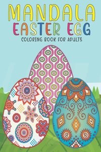 Mandala Easter Egg Coloring Book For Adults