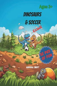 Dinosaurs & Soccer Coloring book