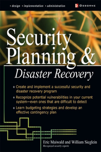 Security Planning and Disaster Recovery