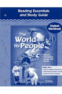 World and Its People: Western Hemisphere, Europe, and Russia, Reading Essentials and Study Guide, Student Workbook