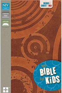 NIV, Bible for Kids, Leathersoft, Brown, Red Letter
