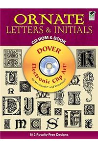 Ornate Letters and Initials CD-ROM and Book