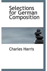 Selections for German Composition