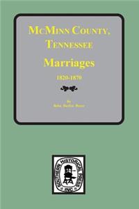 McMinn County, Tennessee Marriages 1820-1870