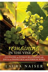 Remaining in the Vine: Cultivating an Intimate Relationship with Jesus in an Insanely Busy and Superficial World