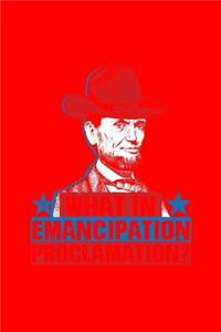What In Emancipation Proclamation