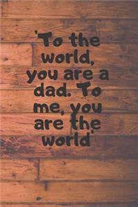 Happy Fathers Day Blank Journal