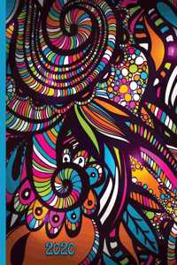 Colorful Spiral Doodle